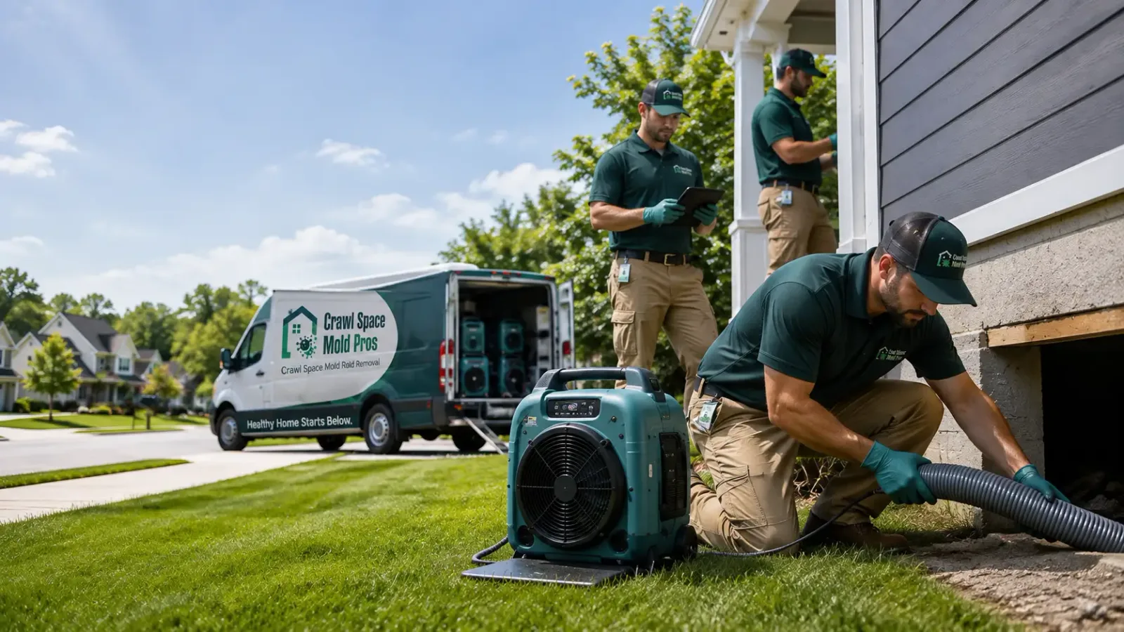 Crawl Space Mold Removal in Zenia, CA